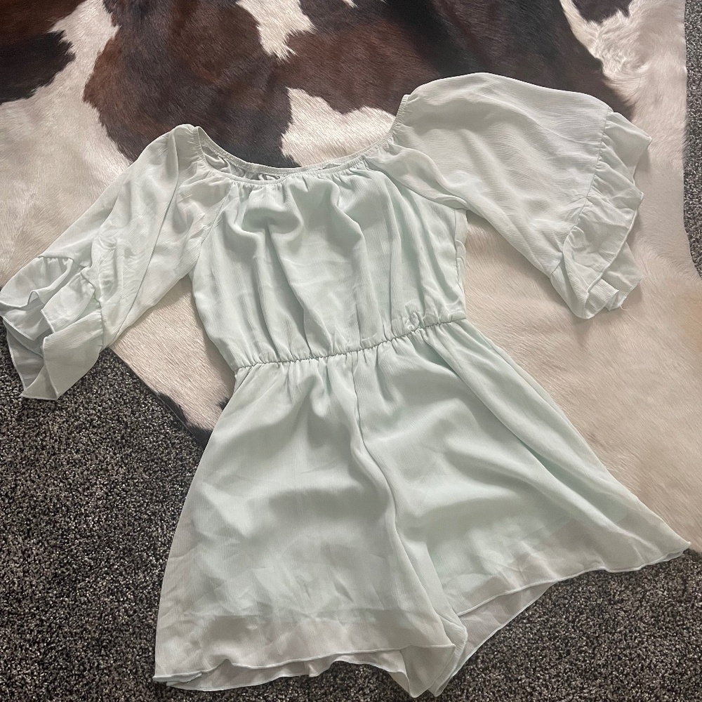 Blue romper